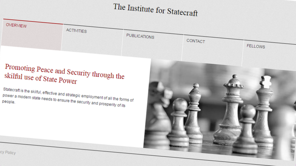 Institute for Statecraft website