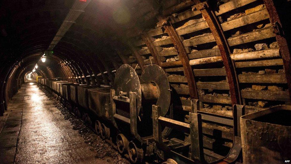 Old mine shafts near Walbrzych