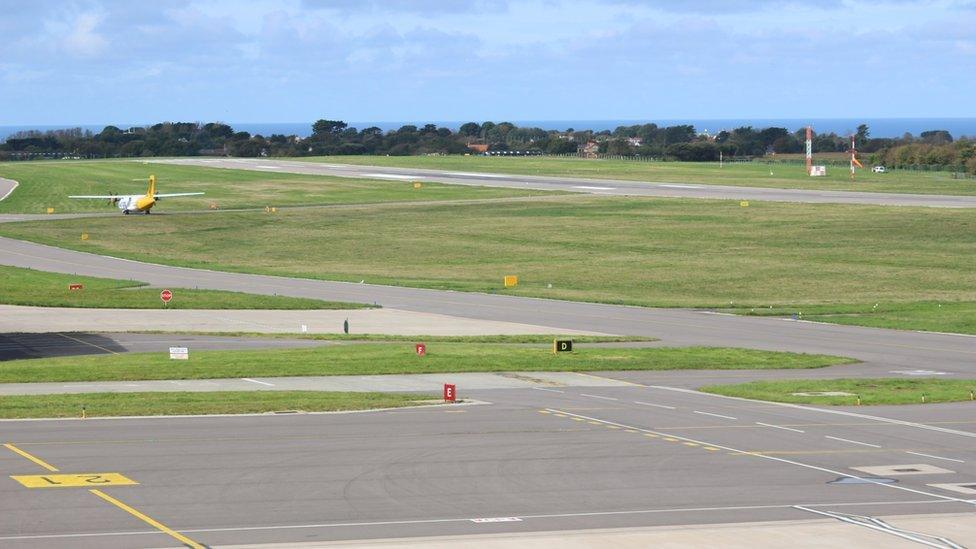 Guernsey Airport runway