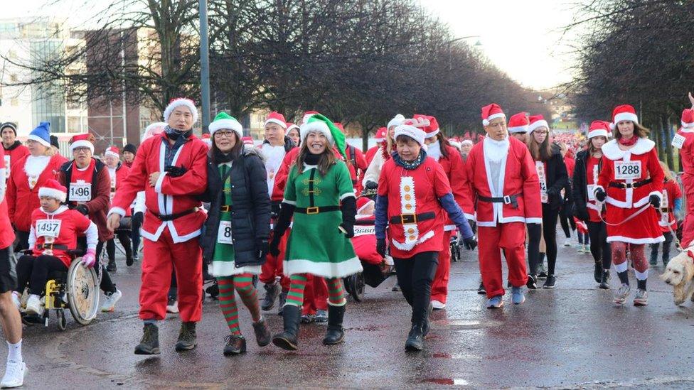 Santa Dash, Glasgow