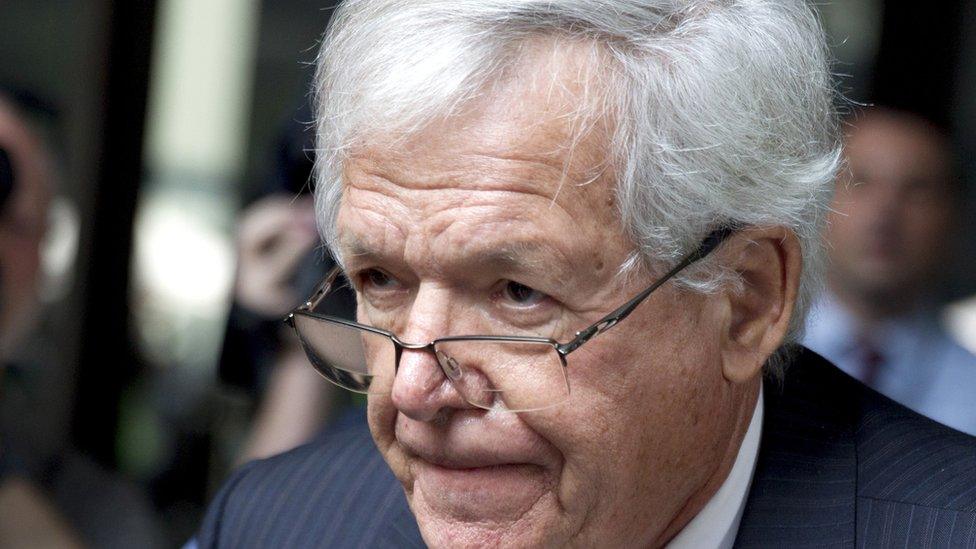 Dennis Hastert pictured on 9 June 2015