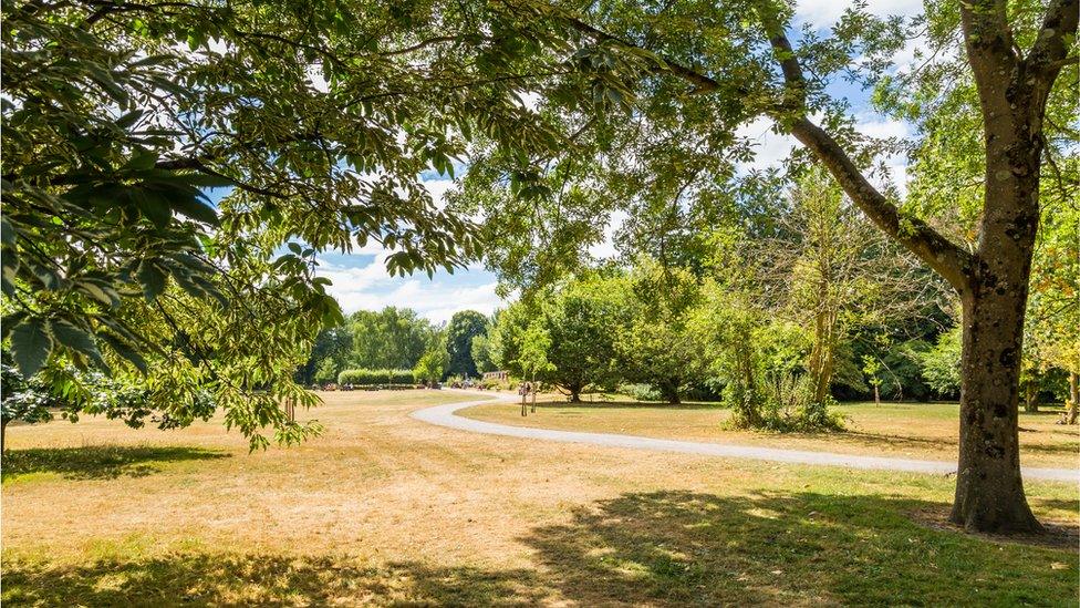 Bute Park in Cardiff, where part of the Taff Trail runs