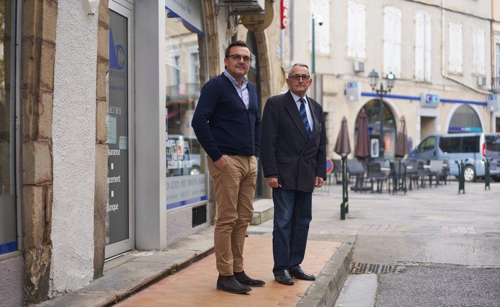 Christophe Bac and his father Charles, owners of Bac Immobilier