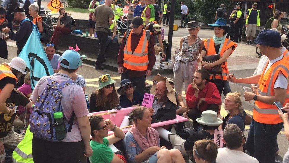 Extinction Rebellion protest