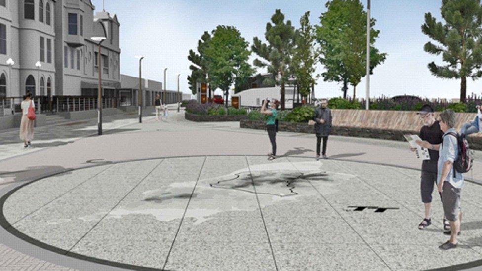 Artist impression of Douglas Promenade, Isle of Man