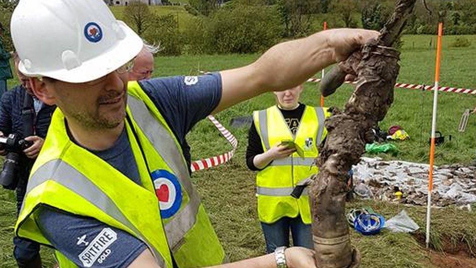 Monaghan Spitfire dig