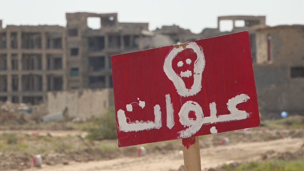 warning in fallujah