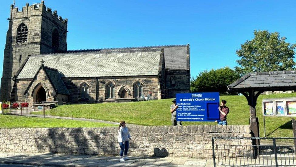 St Oswald's Church in Bidston