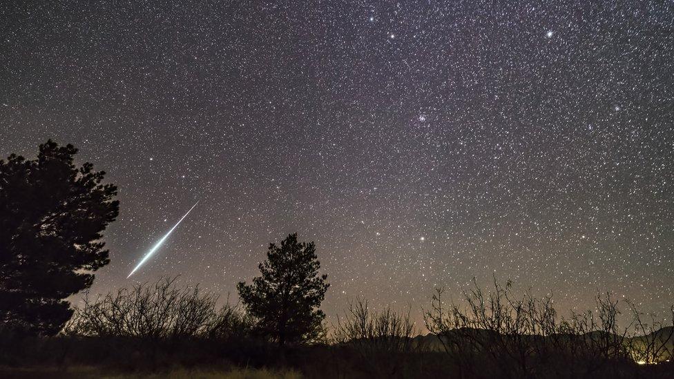 meteor showers are like pretty light shows in the sky