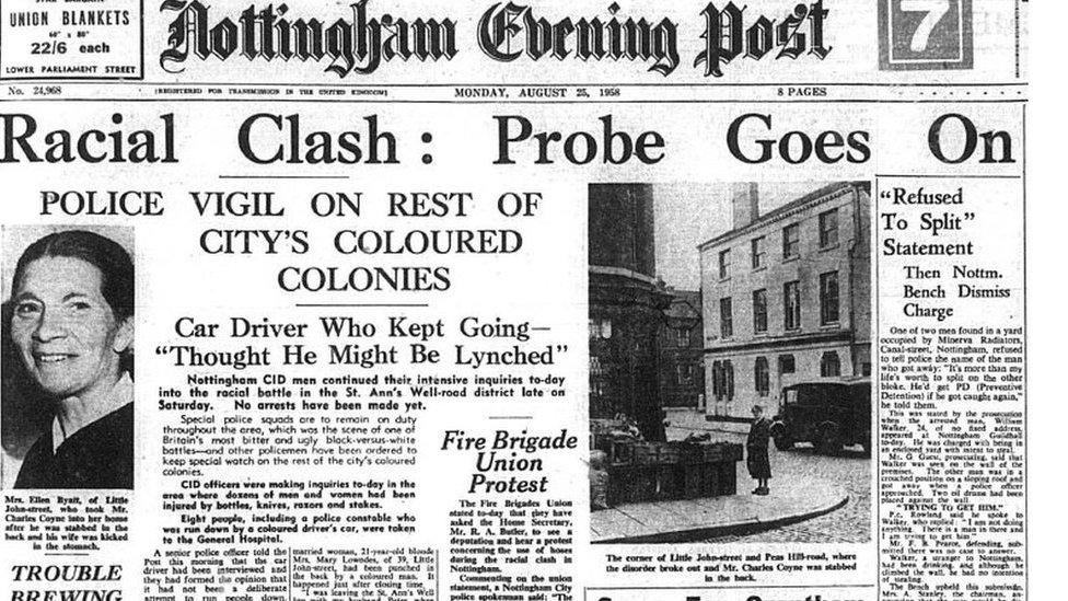 Nottingham Evening Post St Ann's race riots