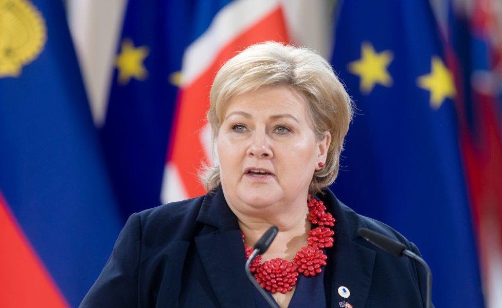 Norwegian Prime Minister Erna Solberg