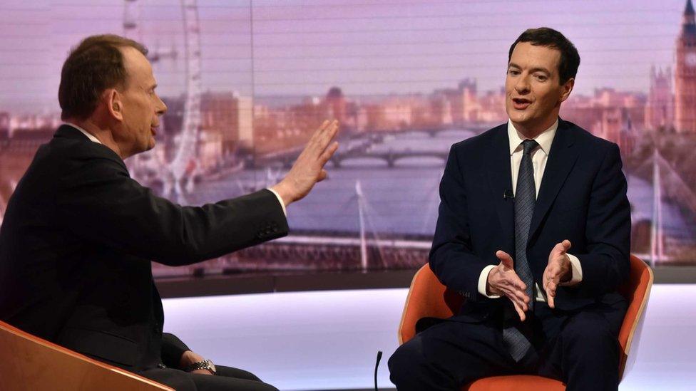 Andrew Marr and George Osborne