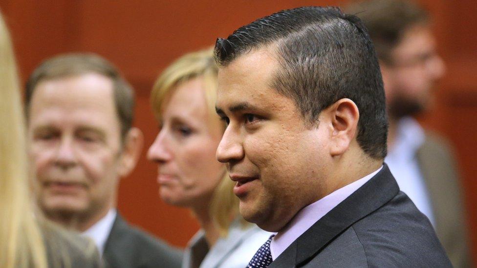 George Zimmerman leaves the courtroom a free man after being found not guilty of shooting Trayvon Martin - July 13, 2013 in Sanford, Florida