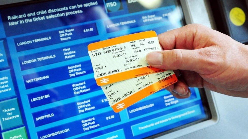 Train tickets