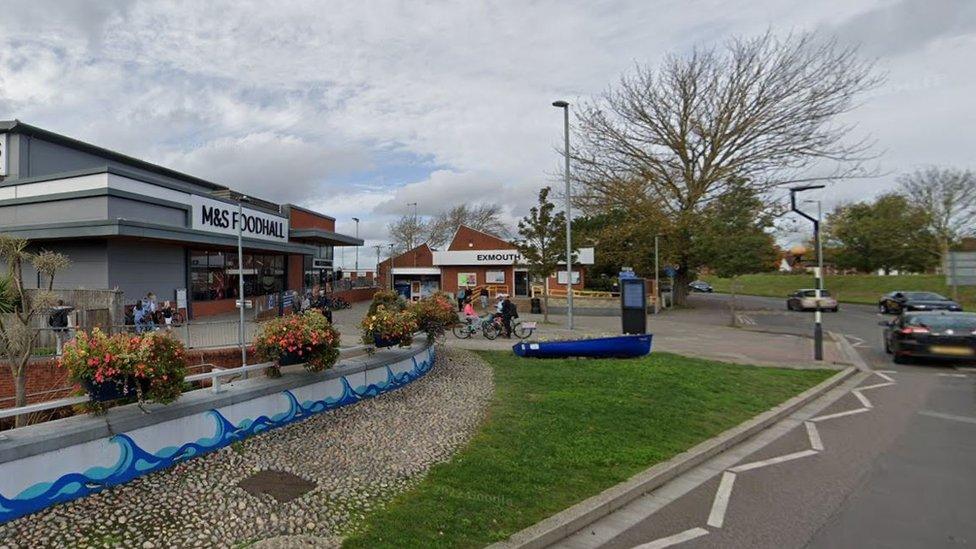 Subway in Exmouth near Exmouth railway station