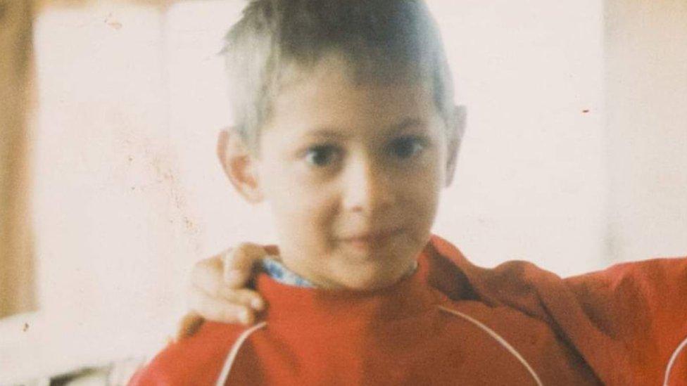 Emiliano Sala as a young boy in Argentina