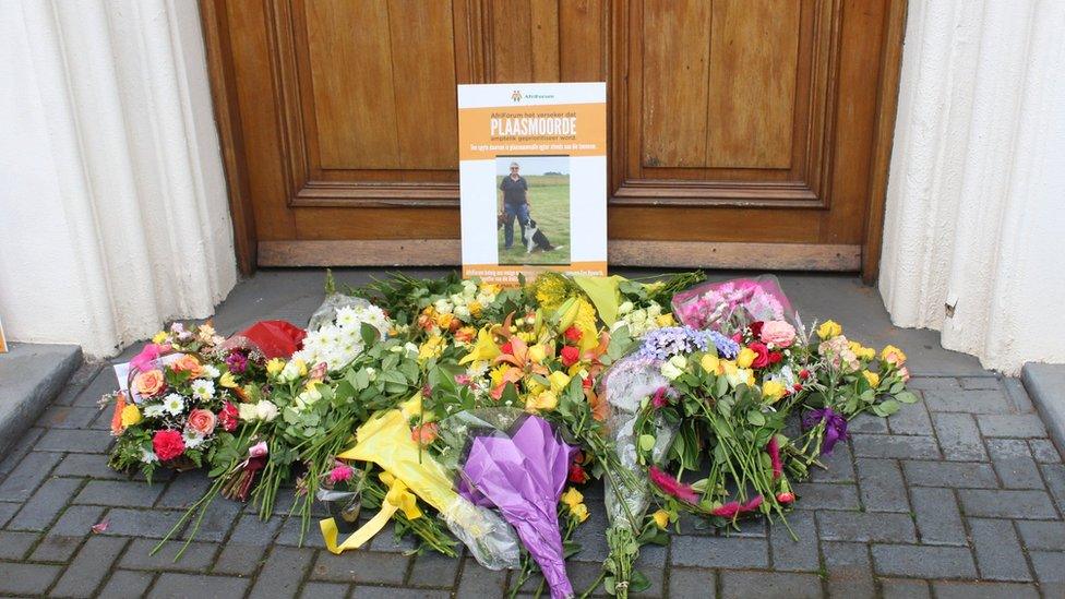 Floral tributes