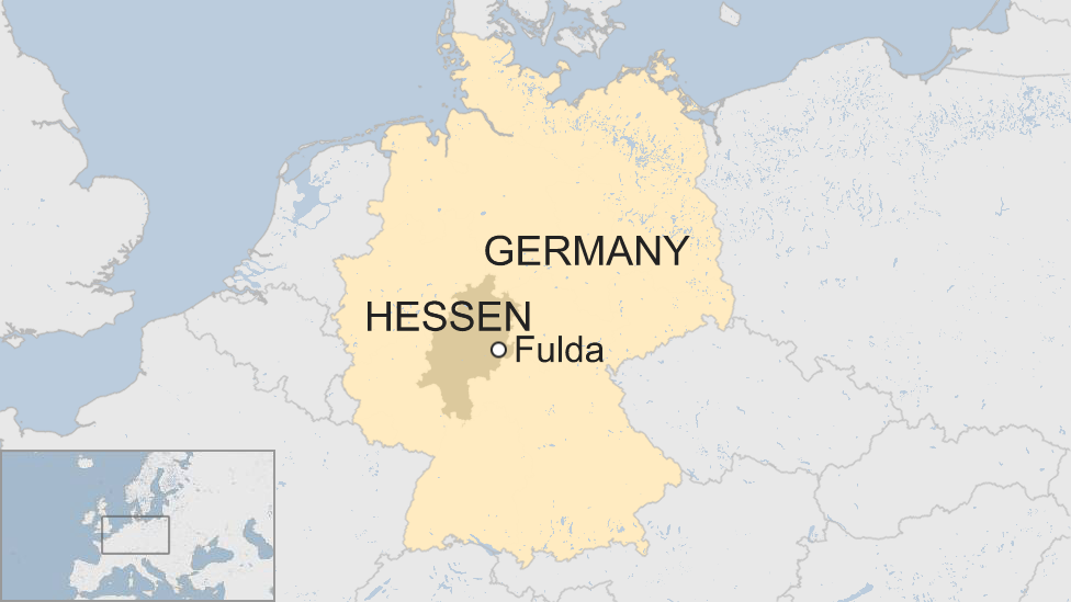 A map of Germany