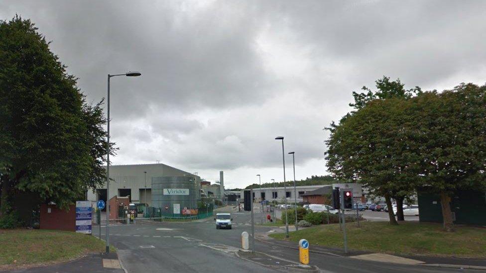 The entrance to the Household Waste Recycling Centre in Sharston, south Manchester