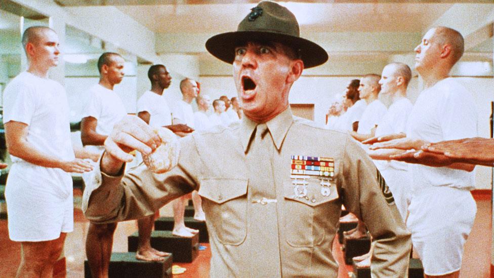 R. Lee Ermey in the film Full Metal Jacket