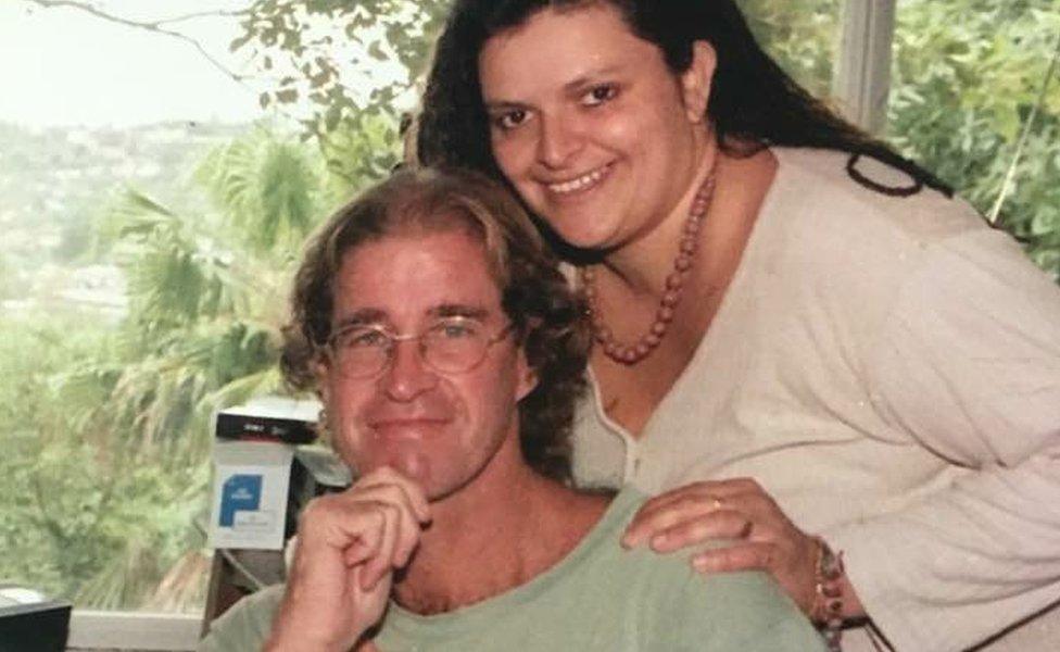 James Ricketson and Roxanne Holmes in an early photo together