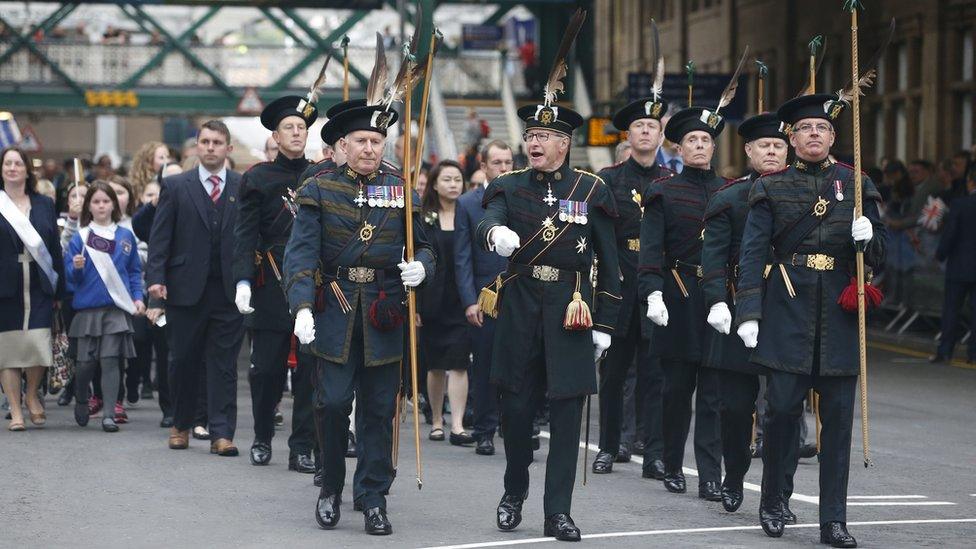 Members of the Royal Company of Archers