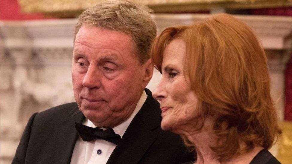 Harry Redknapp and his wife Sandra