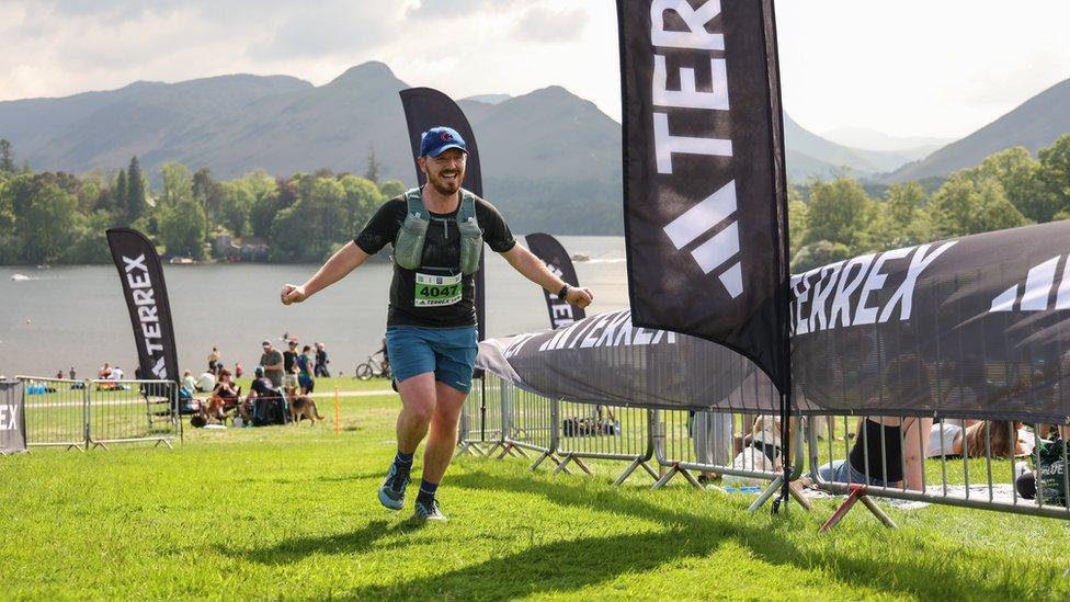 Ben Corcoran running the Keswick trail