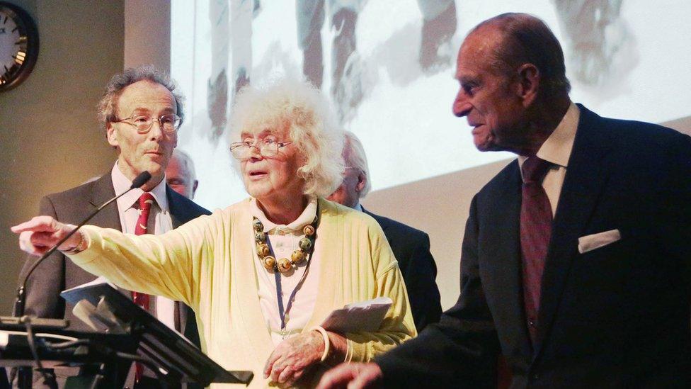 Jan Morris and Prince Philip