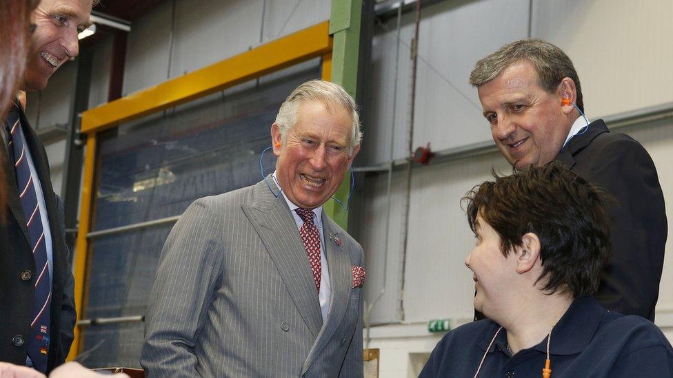 Prince Charles in Redcar