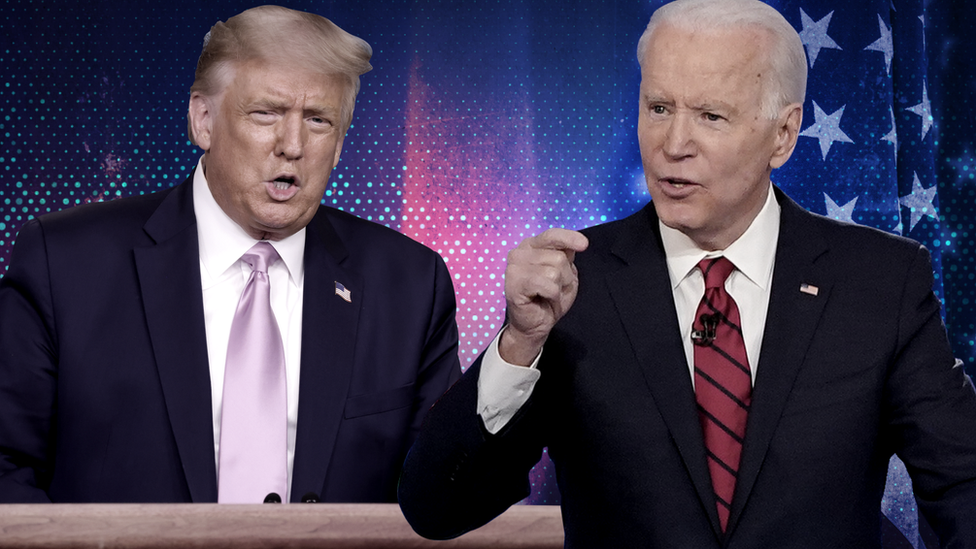 Donald Trump and Joe Biden