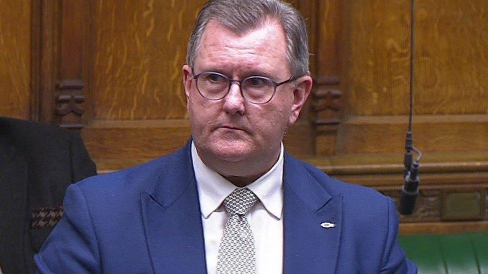 DUP leader Sir Jeffrey Donaldson