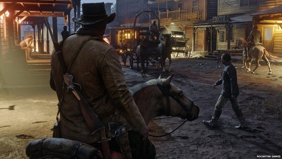 A screenshot from Red Dead Redemption 2