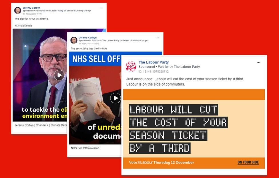 Labour Party Facebook ads