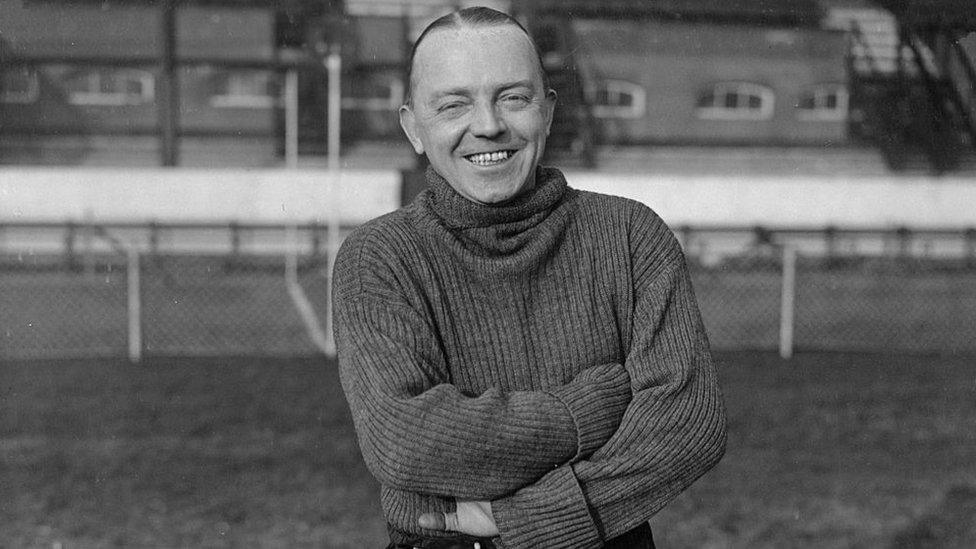 AJ Jewell at Stamford Bridge, London, in 1938