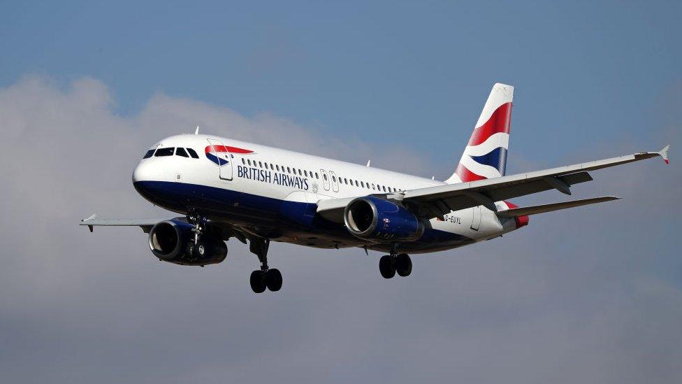 BA aircraft