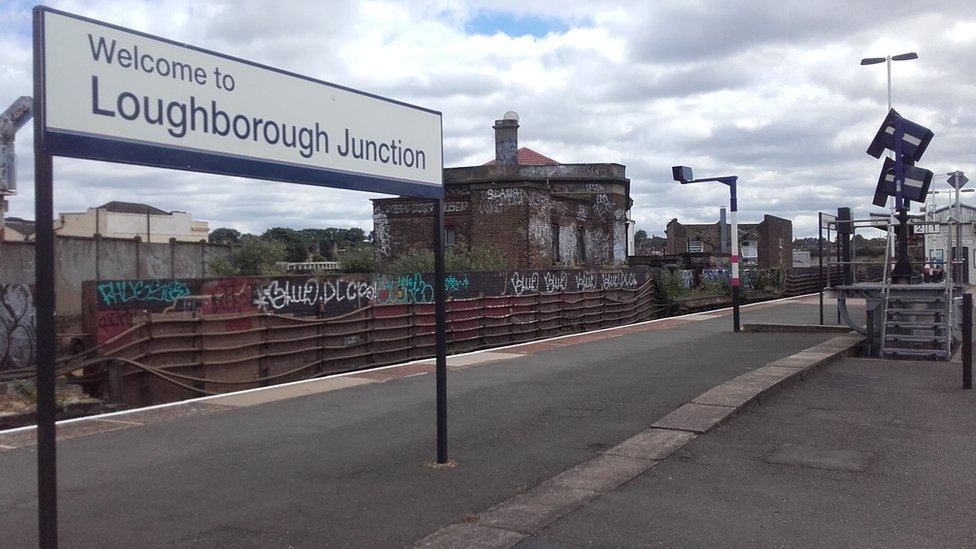 Loughborough Junction station graffiti