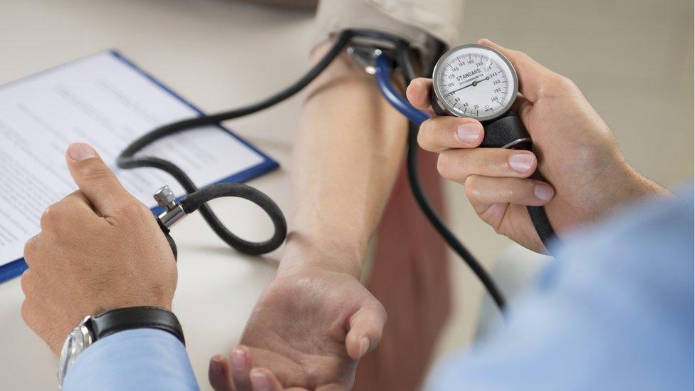 blood pressure check