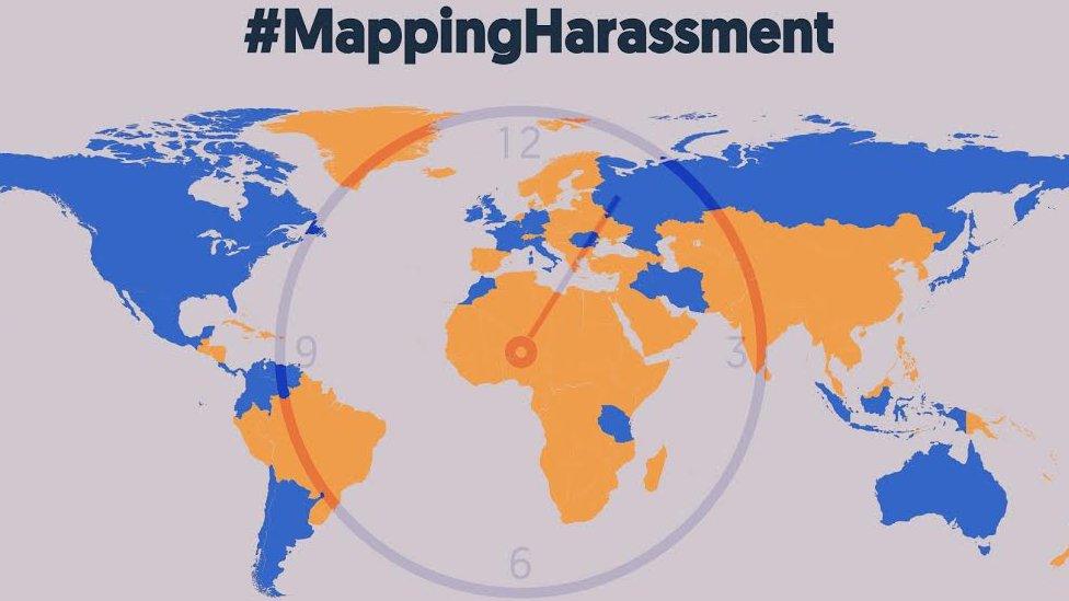 Map of street harassment