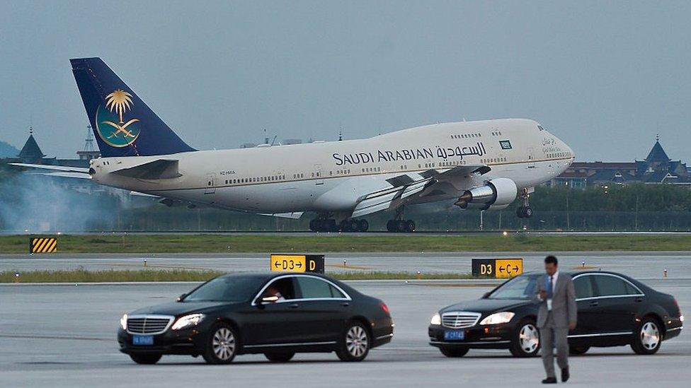 Saudia Arabia plane