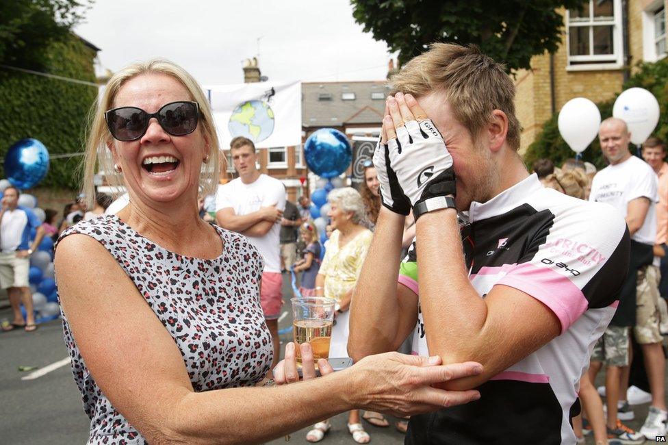 Tom Davies and mum Alison