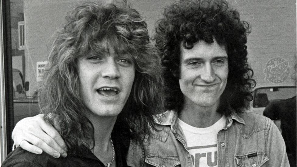 Eddie Van Halen and Brian May