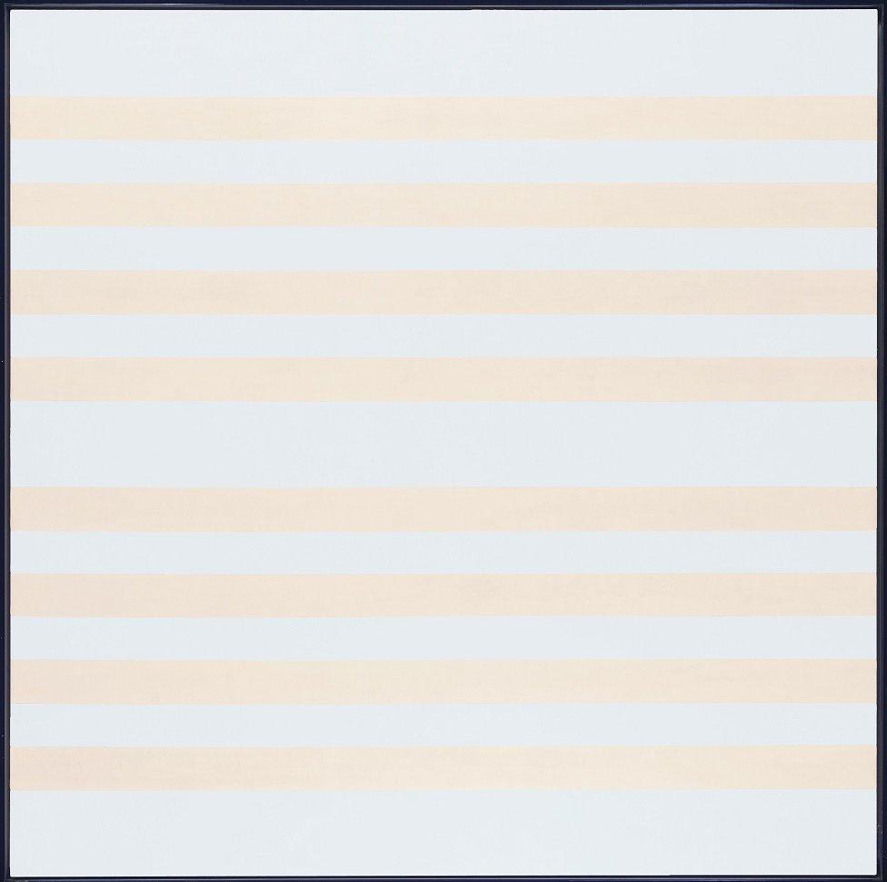 Loving Love was painted by Agnes Martin four years before her death