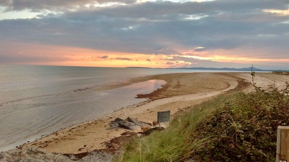 Coast to coast: The north Wales coastal path at Black Rock Sands, Gwynedd has been captured by Sue Browning for our Pic of the Day.