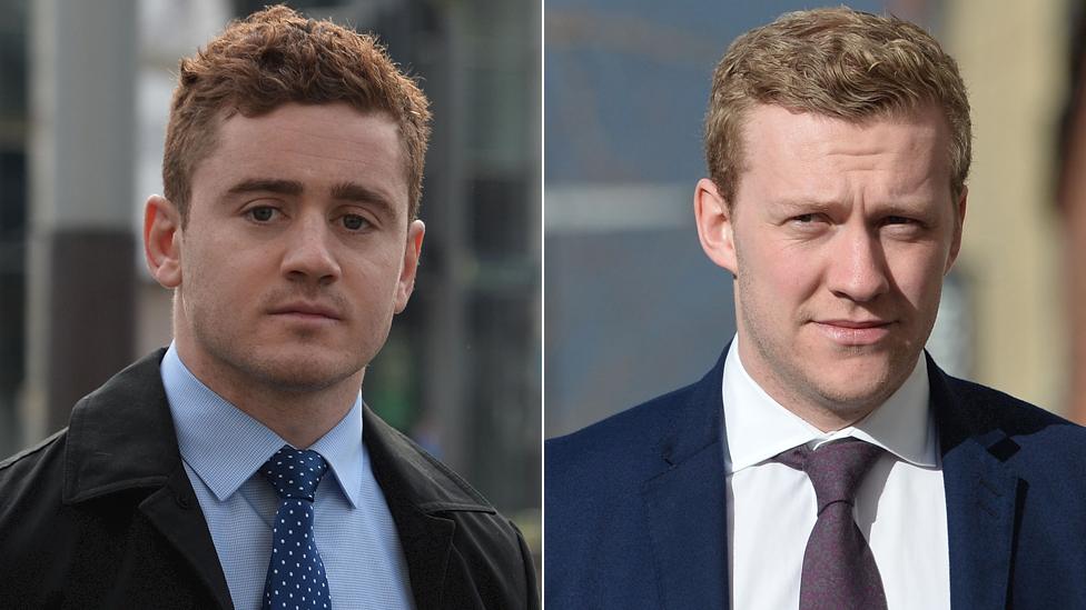 Paddy Jackson and Stuart Olding