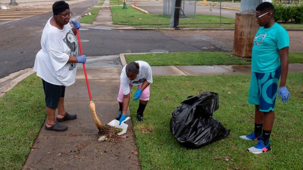 Residents are asked to keep drains clear so water can quickly pass through