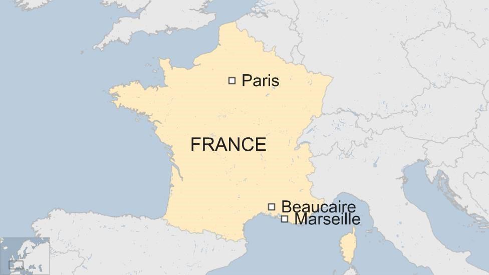 A map of France