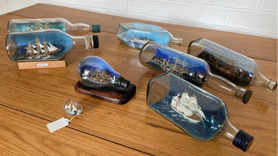 Ships in bottles