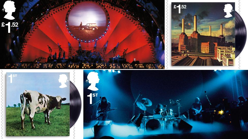 Pink Floyd stamps