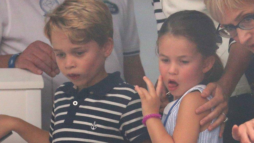 Prince George and Princess Charlotte